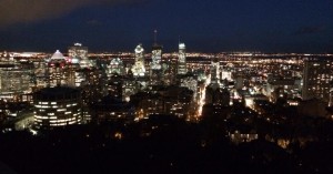 Montréal by night.