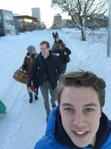 Glada ambassadörer i ett snöigt Luleå! 