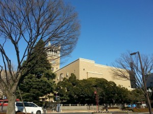 Under mitt utbyte i Japan, Waseda University campus.