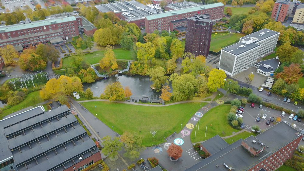 bygnnaderna LTH tagna ovanifrån