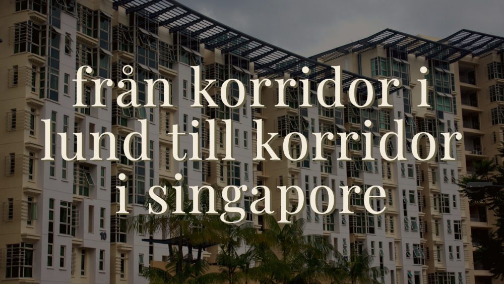 Från korridor i Lund till korridor i Singapore
