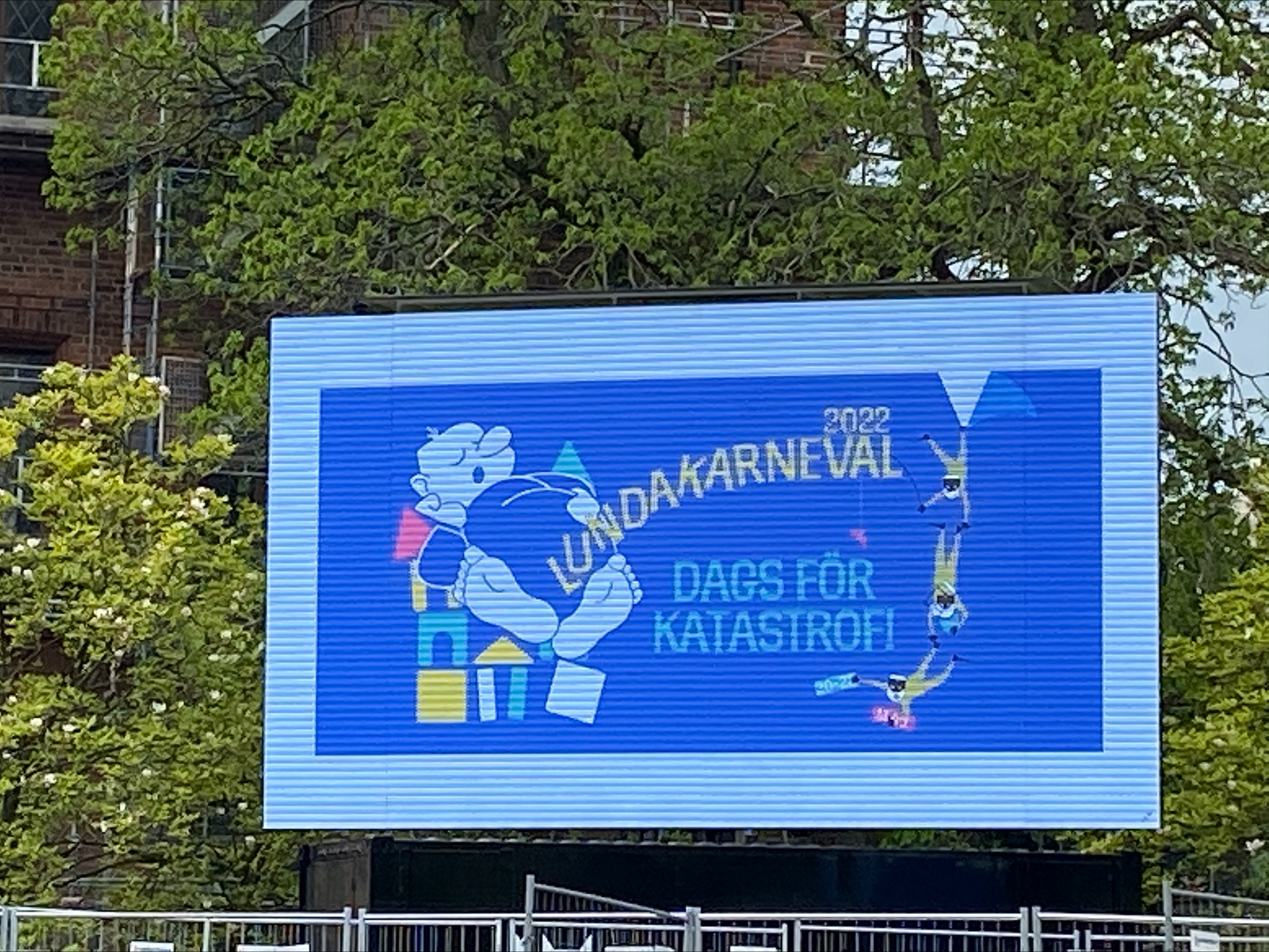 karnevalen digital skylt